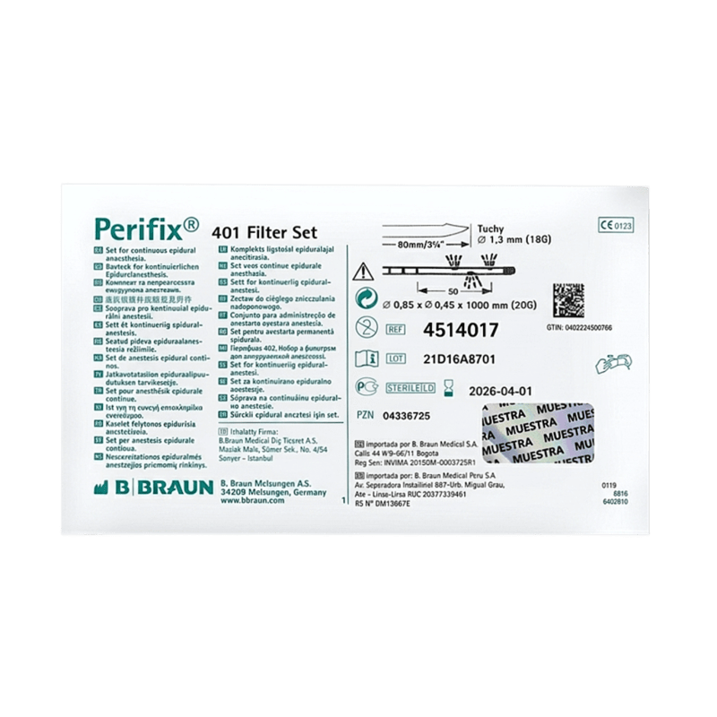 ΣΕΤ ΕΠΙΣΚΛΗΡΙΔΙΟΥ ΑΝΑΙΣΘΗΣΙΑΣ PERIFIX® 401 - Image 2